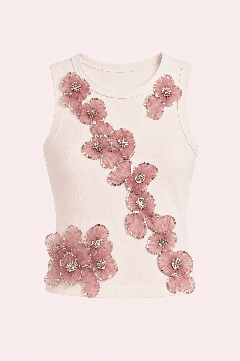 TANK TOP FLEUR D’IVOIRE PINK